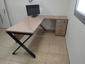 שולחן מזכירה רגל X 160/70 ס"מ