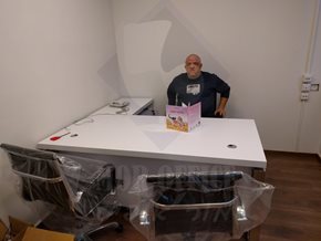 שולחן מנהל דגם פרייס לבן