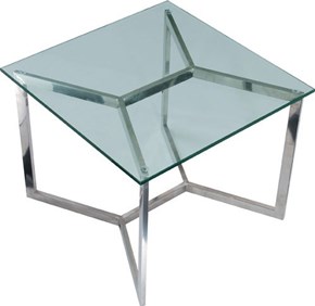 דיאור שולחן המתנה זכוכית שקופה 60*60